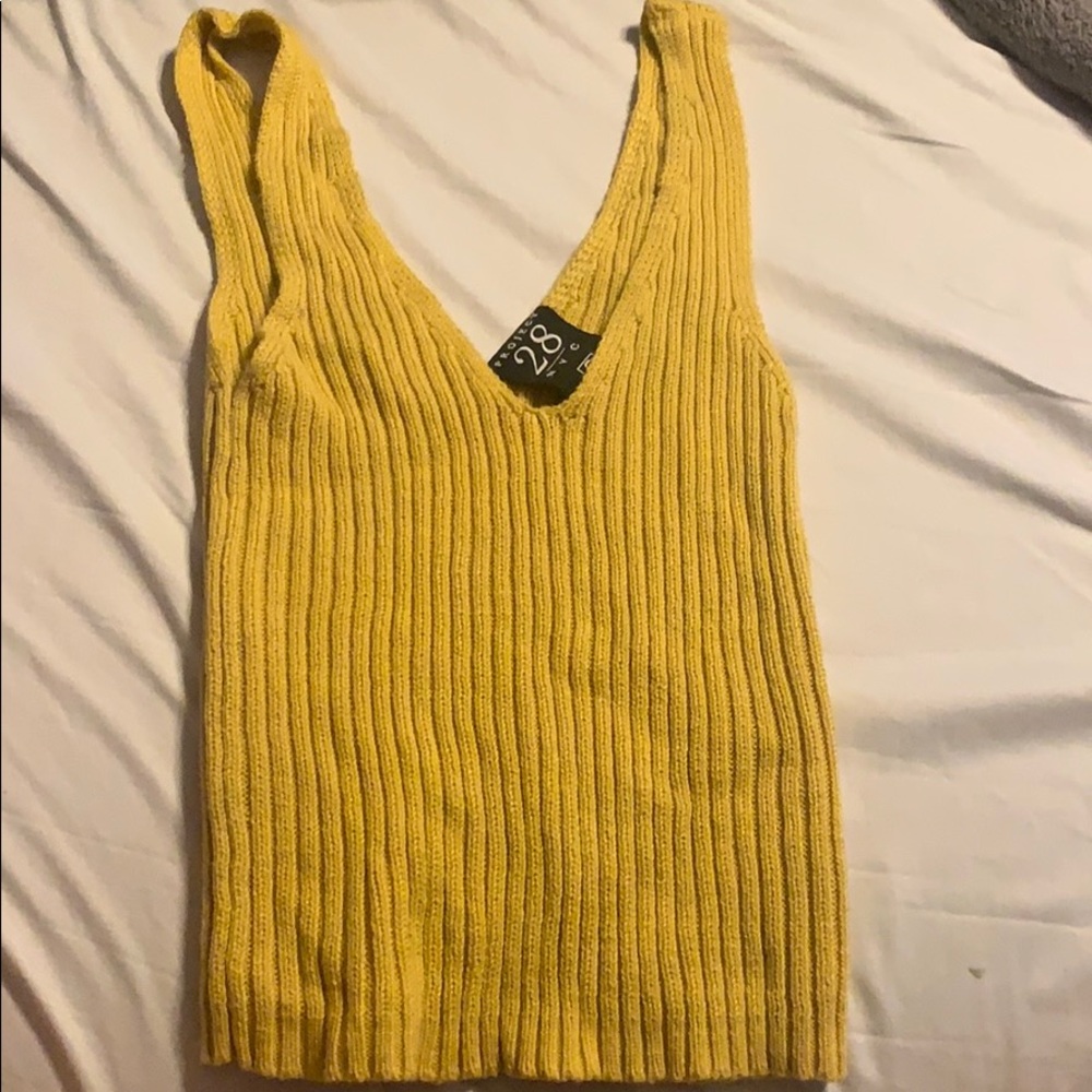 Yellow tank top